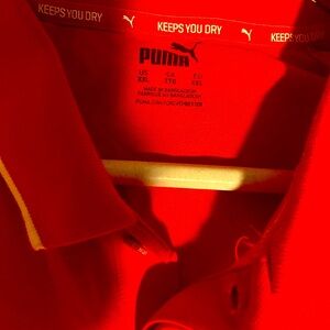 Red Puma shirt. Never worn. Was a gift.